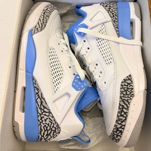 Jordan Spizike Low Box with Black and Gray Elephant Print